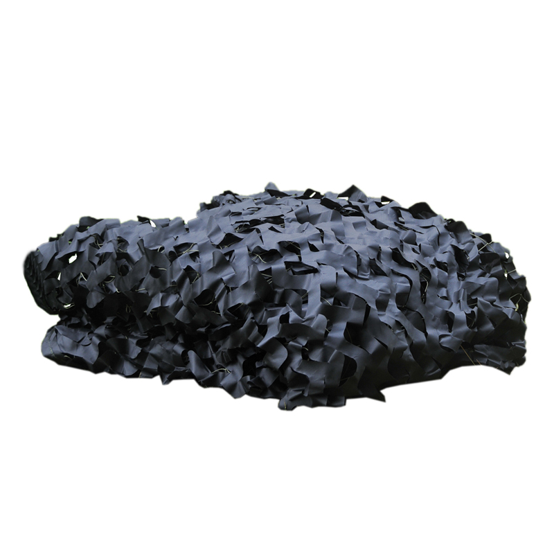 Outdoor Camping Exhibition - Schwarzes Tarnnetz mit Gitter, Verzierungsnetze für