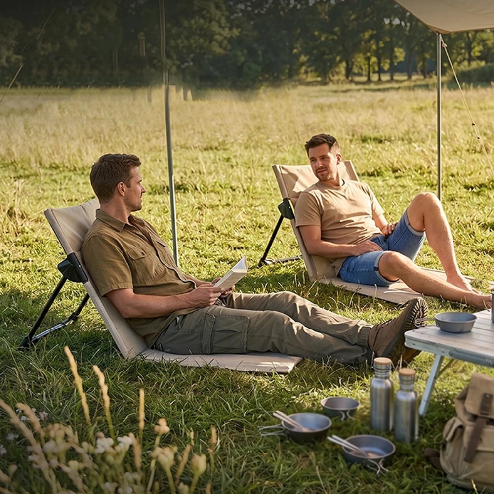 Outdoor Camping Recliner - Strandliegestuhl für den Garten: Verstellbarer, leichter