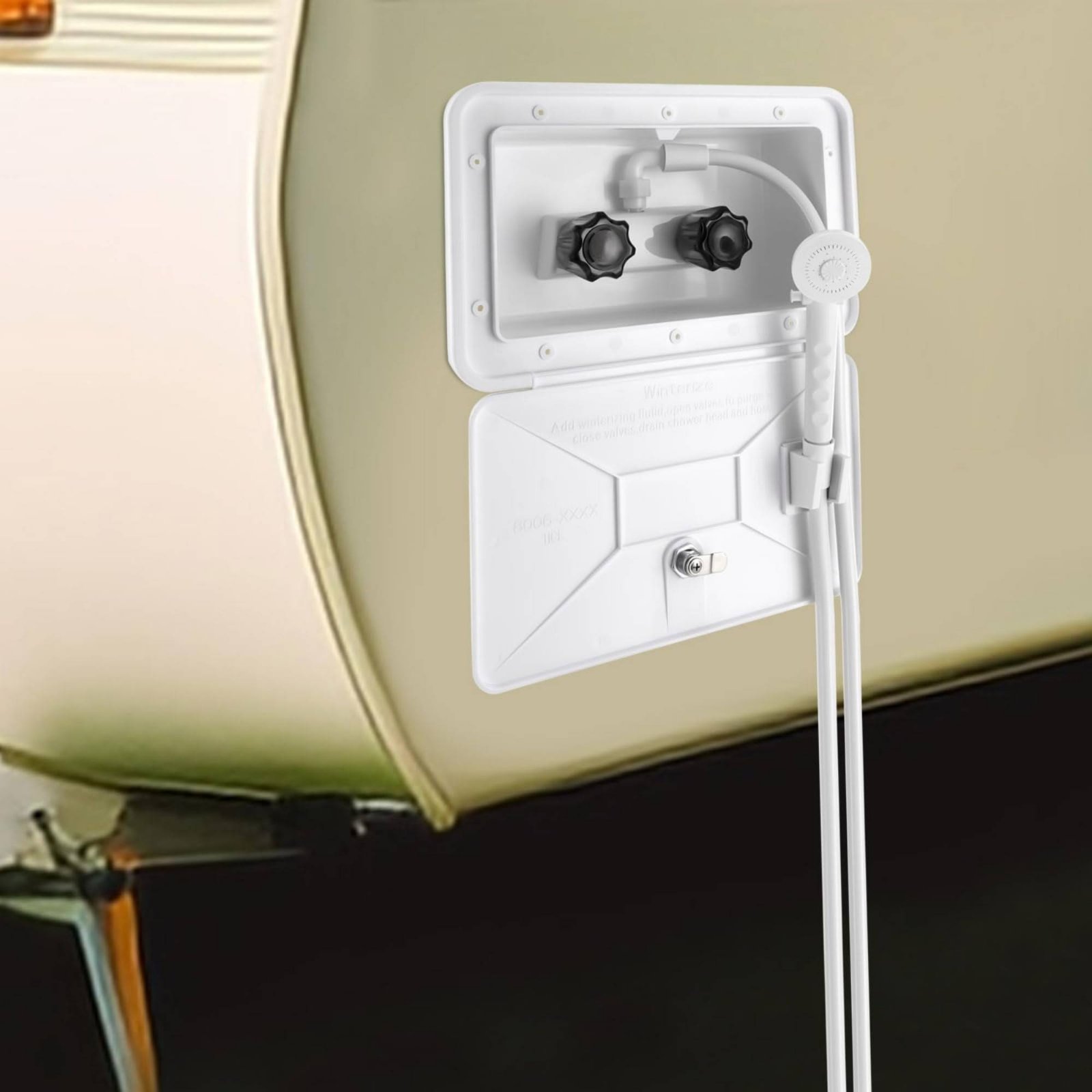 Outdoor Camping Shower - RV Außenduschbox Kompaktes RV Outdoor-Duschset Campingausrüstung