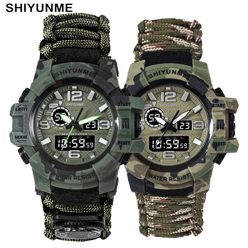 Outdoor Camping Zone - Shiyunme G-Stil Militärs port uhren Herren