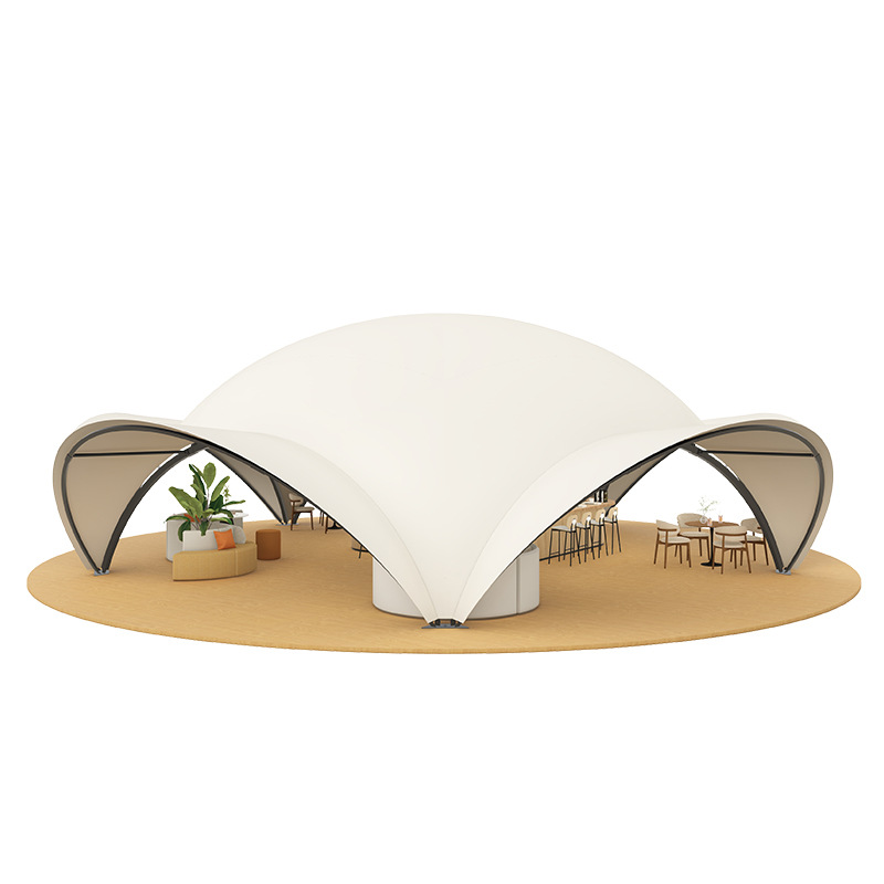Outdoor Camping Exhibition - Großes Outdoor-Zelt mit Wolken-Canopy, Ausstellungs-Sonnenschutz-Zelt, für