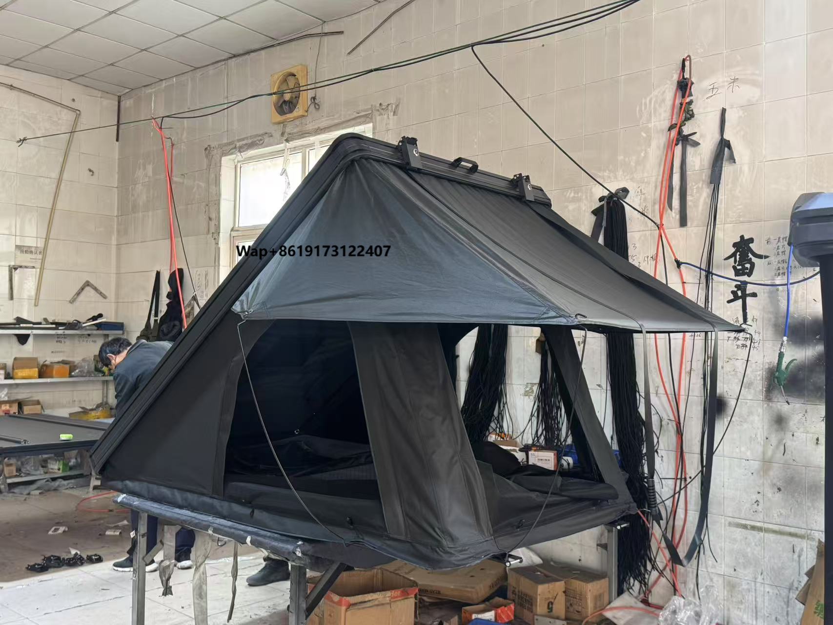 Outdoor Camping Van Tent - Maßgefertigtes Outdoor-Camping-Dachzelt für SUV und Van,