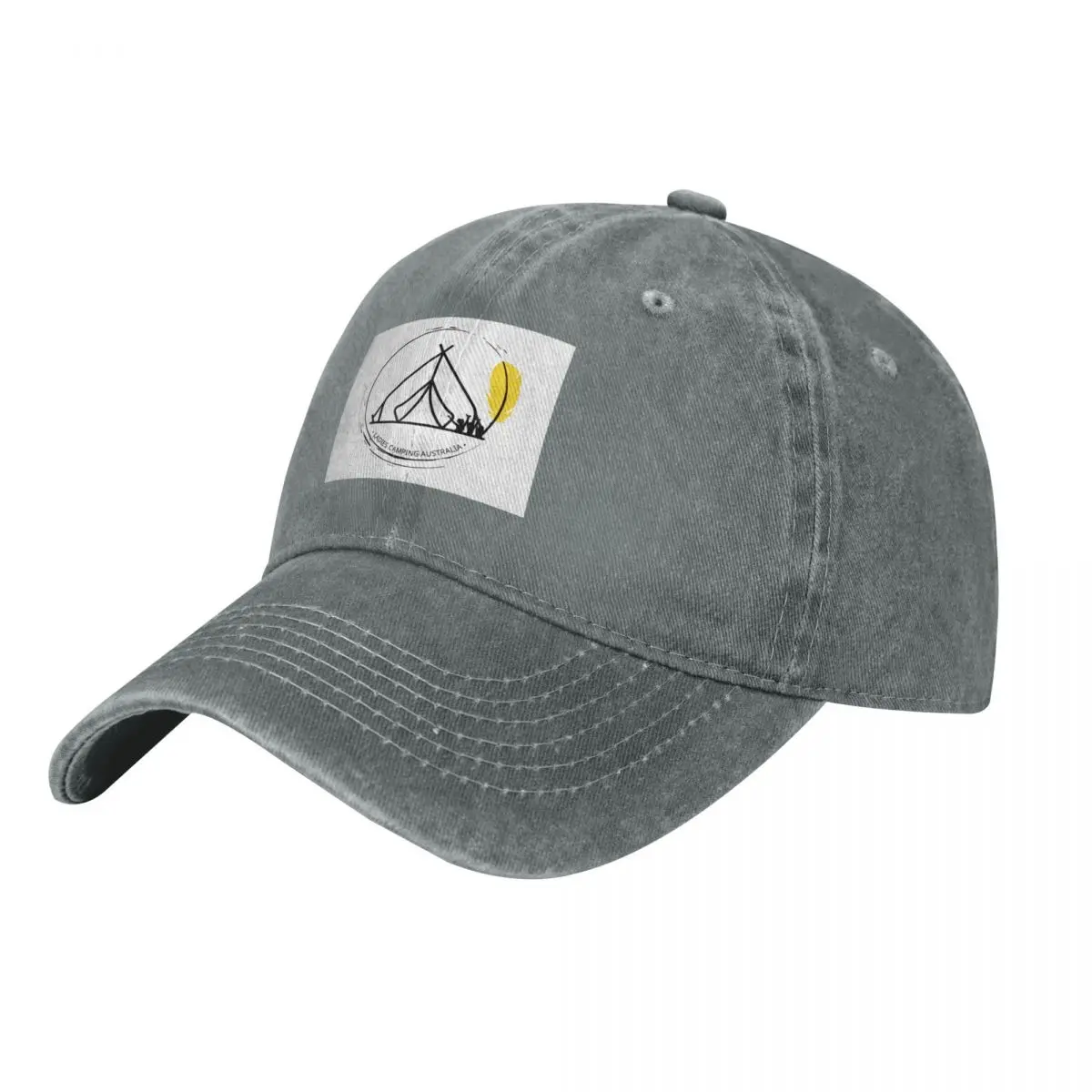 Outdoor Camping Australia - QLD Text Design – Damen-Camping-Australien-Baseballmütze mit