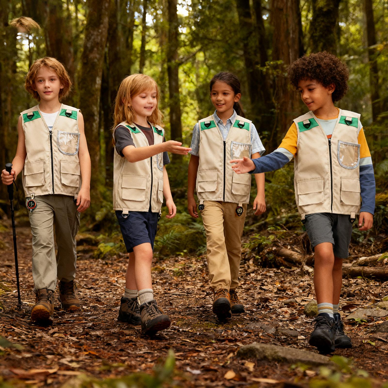 Outdoor Camping Activities For Kids - Kinder Cargo Weste Ärmellose Kostüm Jacke