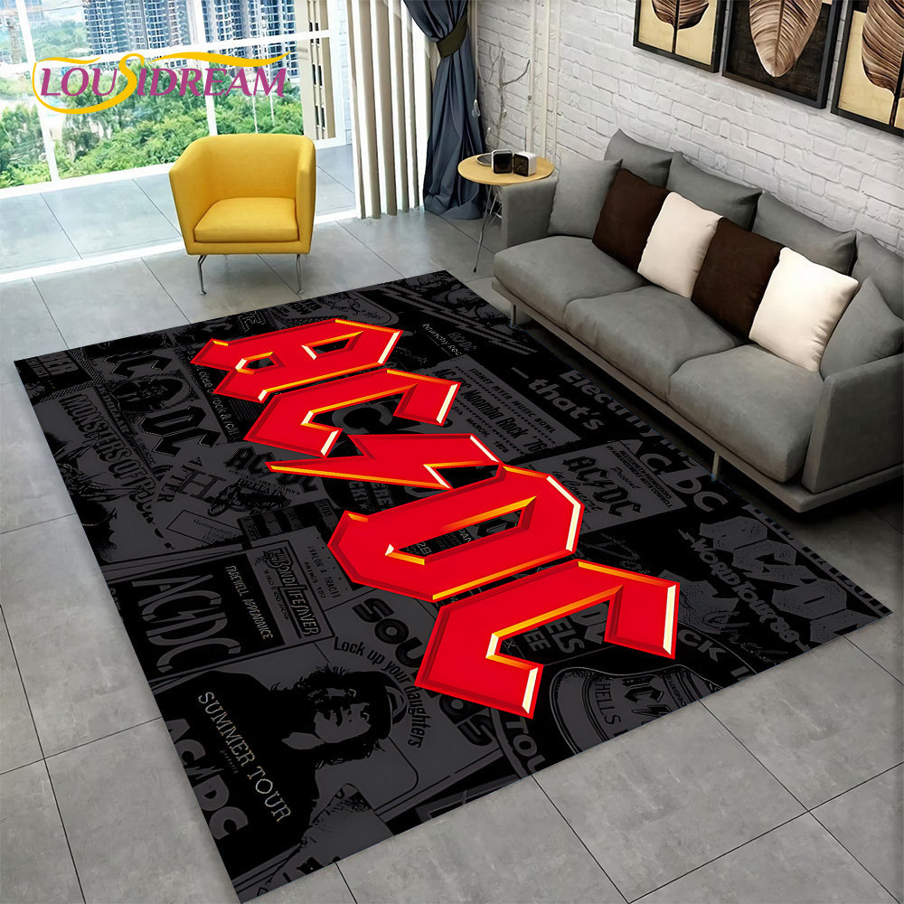Outdoor Camping Mats Large - AC/DC Rock Band Teppich Groß, Teppich