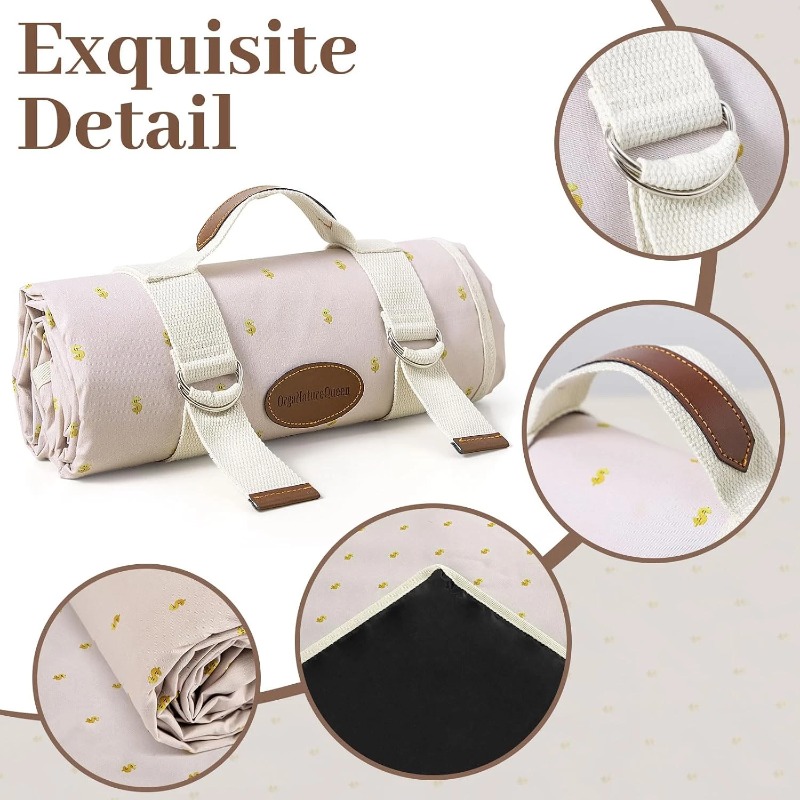 Outdoor Camping Mats Large - Picknickdecke Wasserdicht Groß, Outdoor-Campingmatte 79x57, Sandabweisende