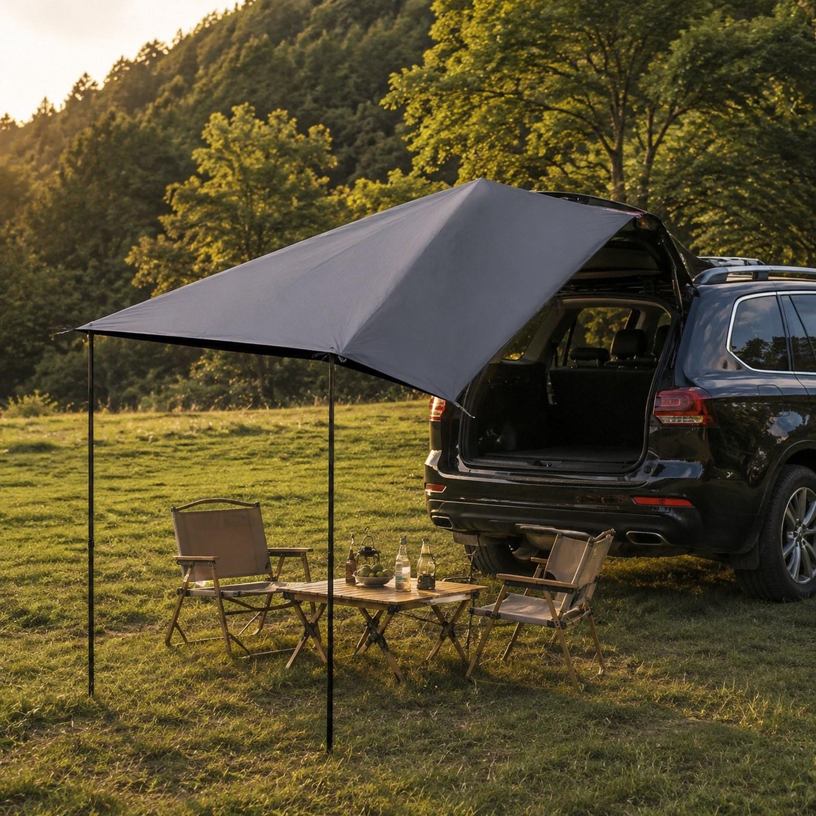 Outdoor Camping Van Tent - Camping-Vordach für Auto Sonnenschutz Outdoor Polyester-Überdachung