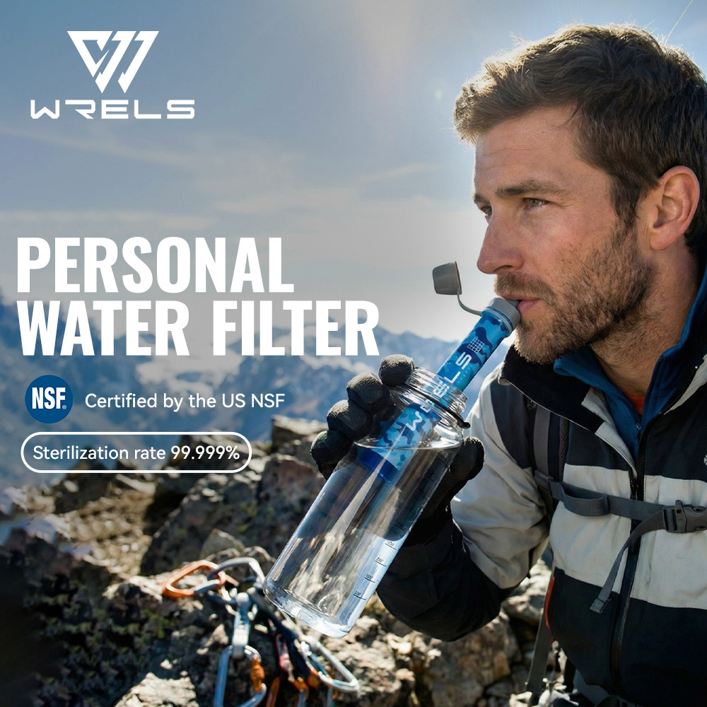 Portable Water Filter - WRELS Tragbares Wasserfilterset für den Außenbereich,
