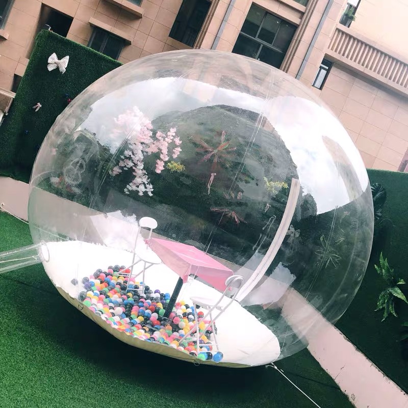 Outdoor Camping Exhibition - Aufblasbare Blase Iglu Zelt Transparent 360
