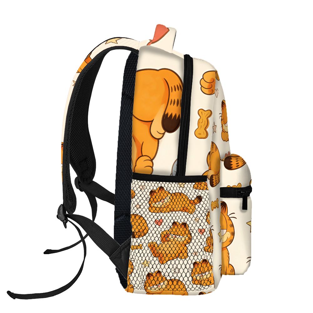 Outdoor Camping Backpack - Lustiger Lazy Garfield Rucksack mit Stern-