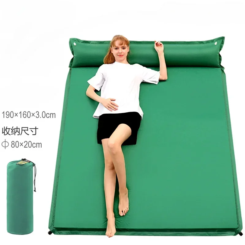 Outdoor Camping Mats Large - Verbreiterte 160 cm automatische selbstaufblasbare Matratze,