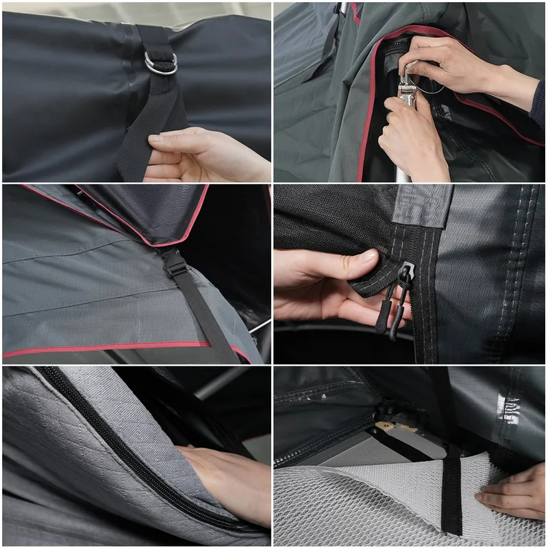 Outdoor Camping Van Tent - Autozubehör: Komplette, langlebige 4-Jahreszeiten-Dachzelt-Baugruppe mit Vordach
