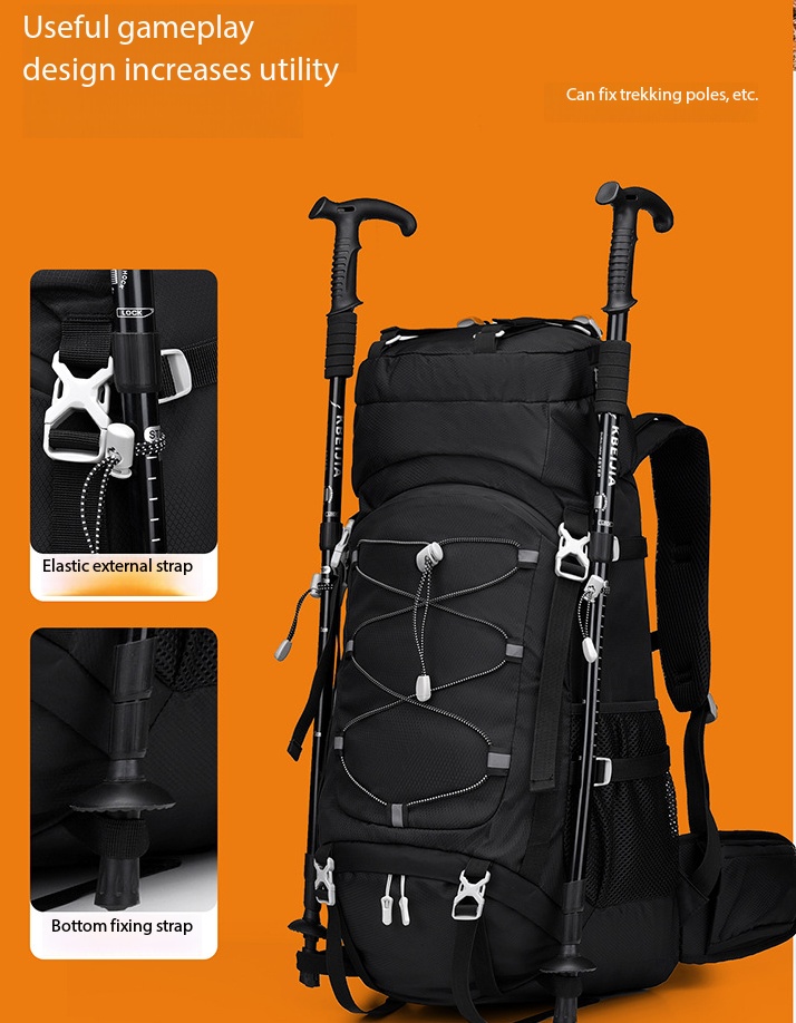 60L Großer Profi-Wanderrucksac – Outdoor Camping Backpack Bewertung und Preis