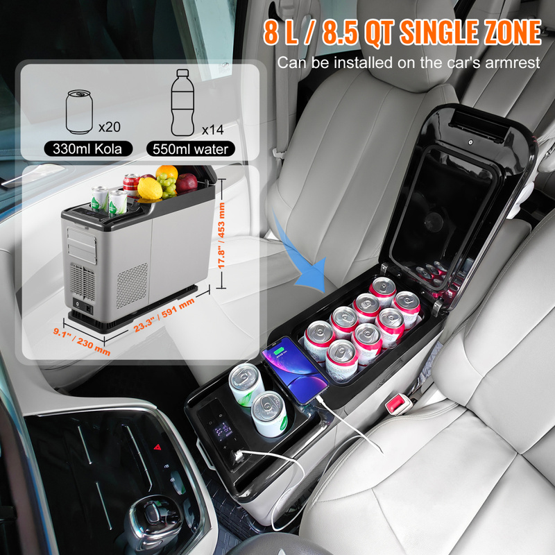 Auto-Armlehnen-Kühlschrank, 15 – Outdoor Camping Zone Bewertung und Preis
