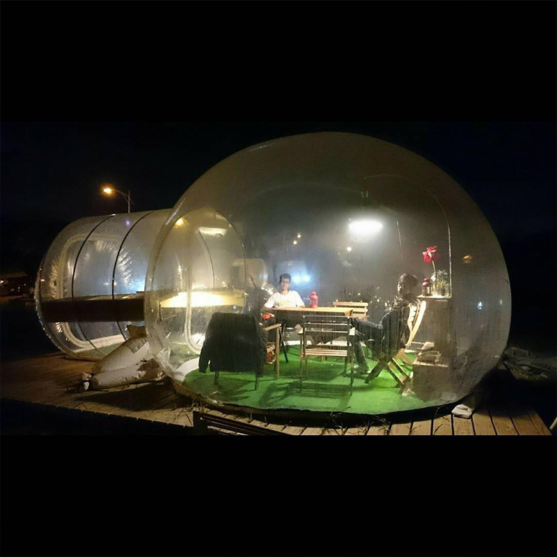 Transparentes Outdoor-Restaura – Outdoor Camping Exhibition Bewertung und Preis