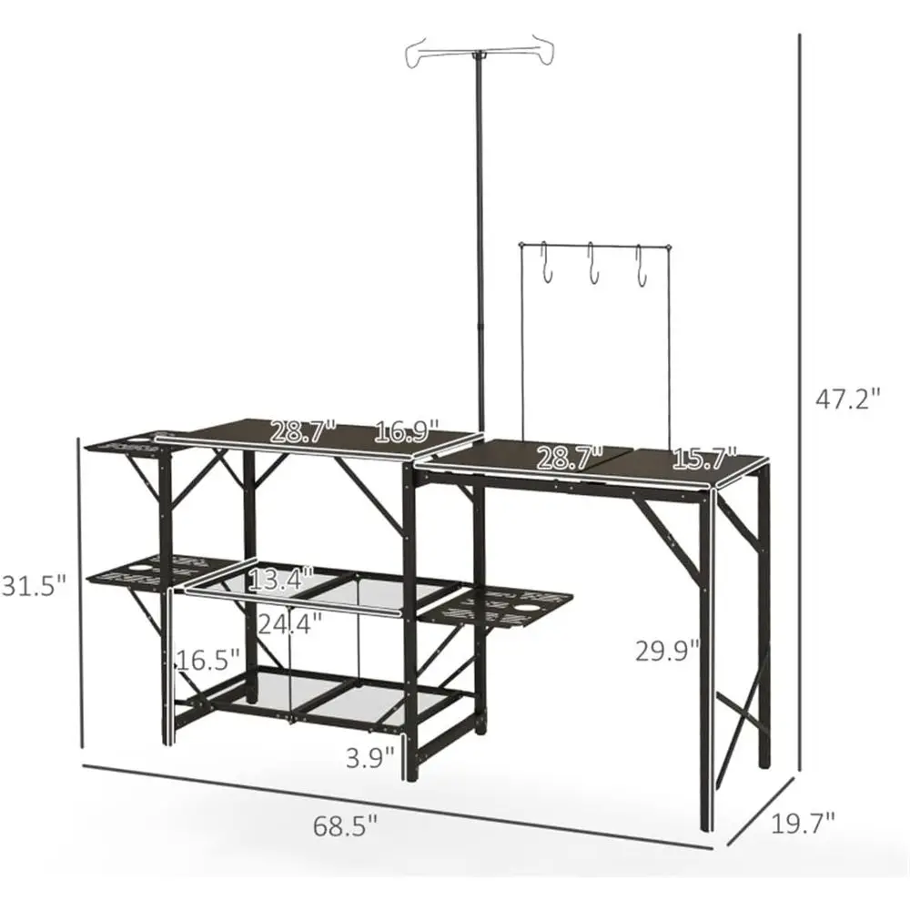 Tragbare Outdoor-Camping-Küche – Outdoor Camping Kitchen Table Bewertung und Preis