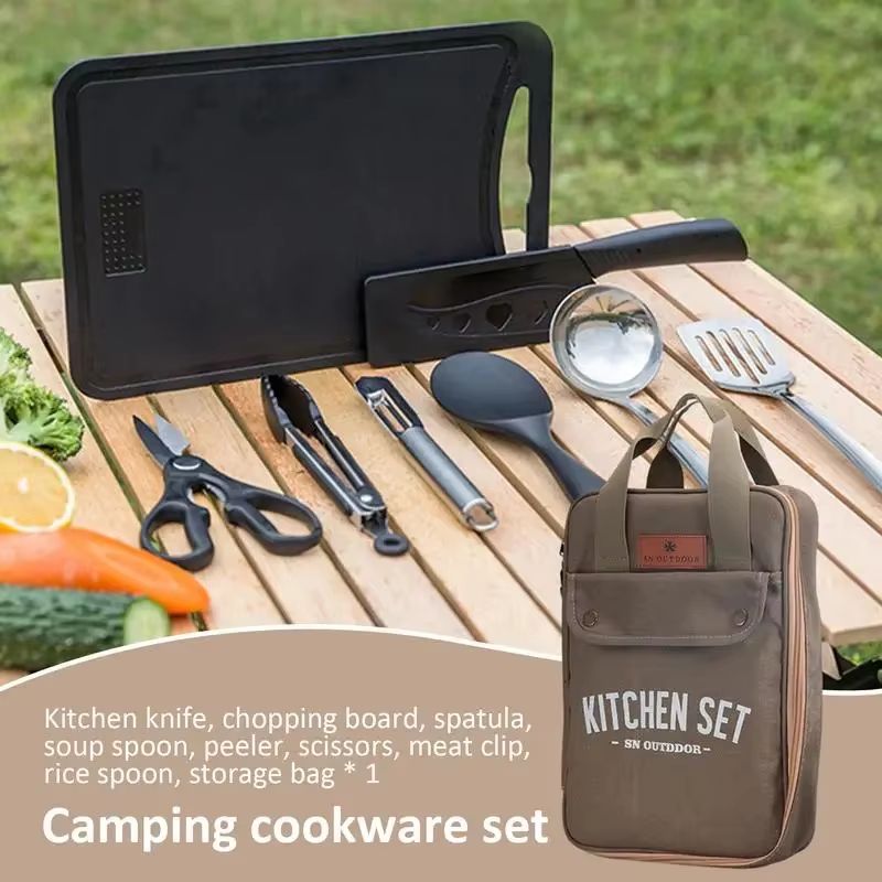 8-teiliges Camping-Kochgeschir – Outdoor Camping Kitchen Set Bewertung und Preis