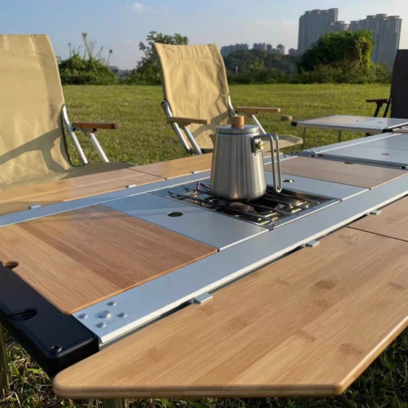 Tryhomy IGT Tisch Bambus-Verlä – Outdoor Camping Kitchen Table Bewertung und Preis
