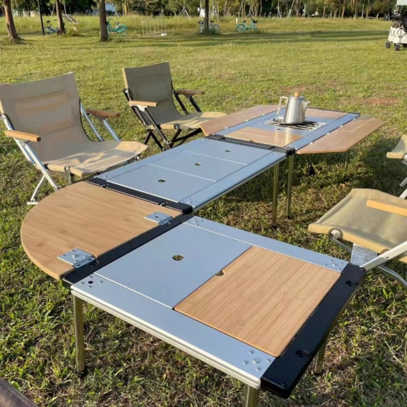 Tryhomy IGT Tisch Bambus-Verlä – Outdoor Camping Kitchen Table Bewertung und Preis