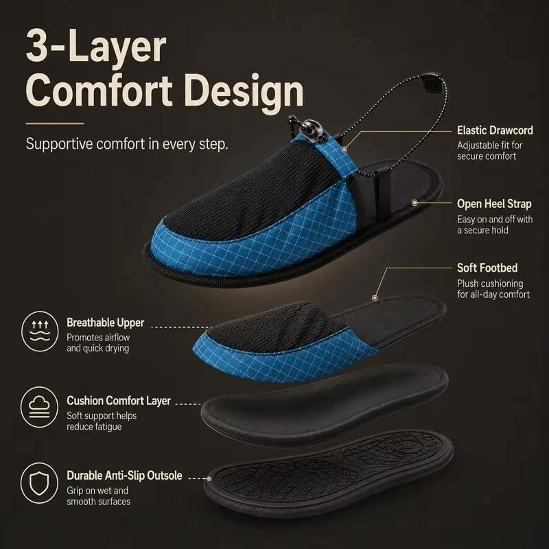 Ultraleichte, faltbare Outdoor – Outdoor Camping Slippers Bewertung und Preis