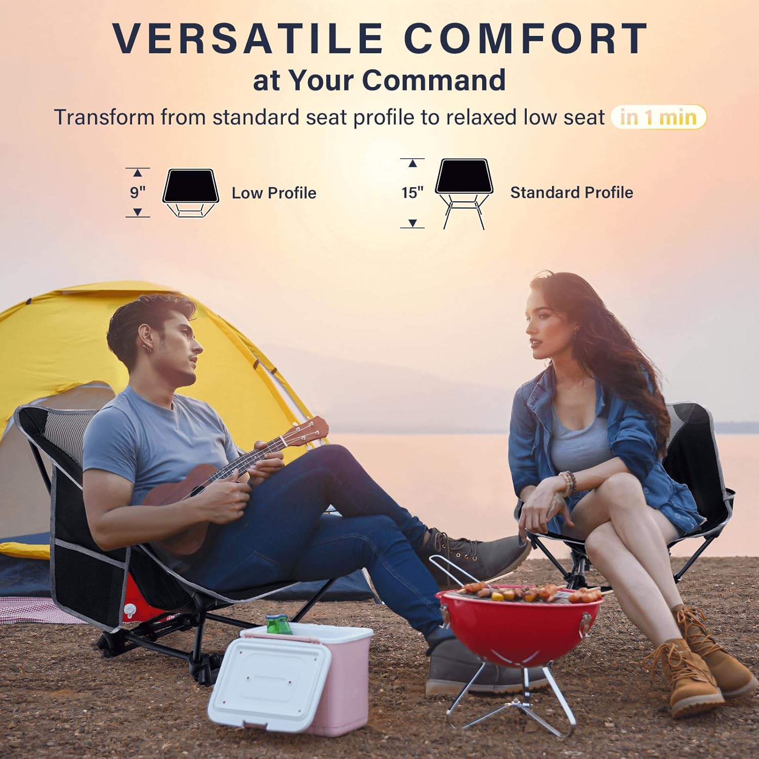 Leichter Campingstuhl, Camping – Outdoor Camping Recliner Bewertung und Preis