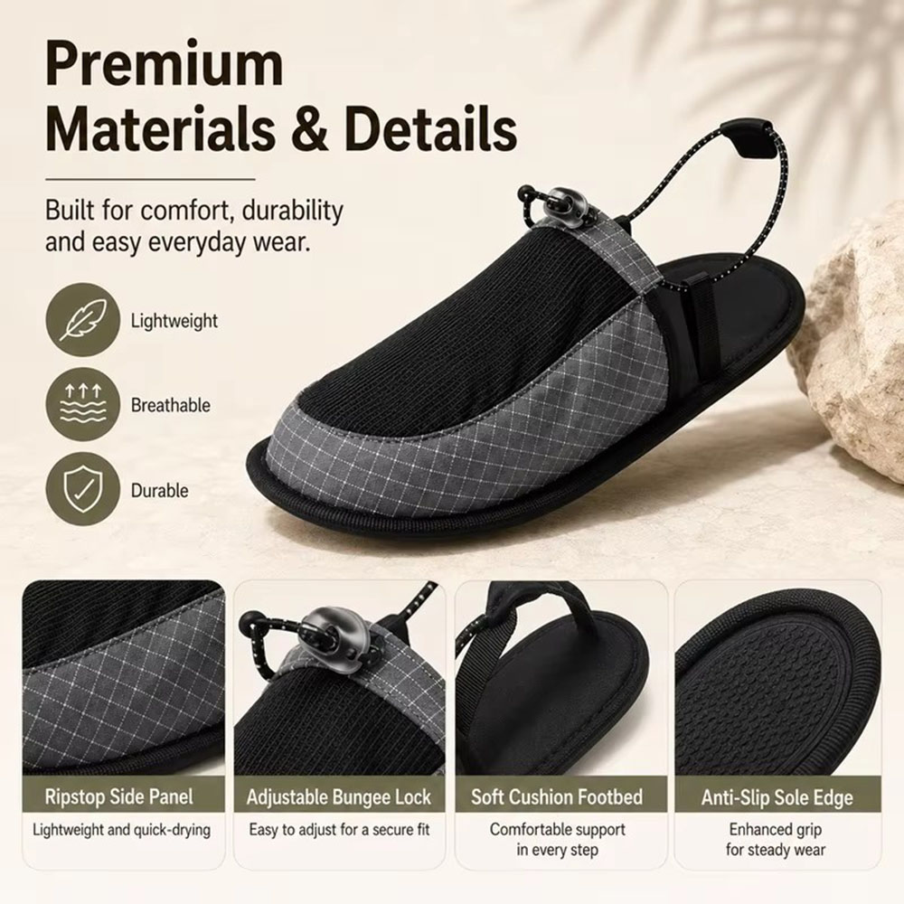 Faltbare Schnelltrocknende Was – Outdoor Camping Slippers Bewertung und Preis