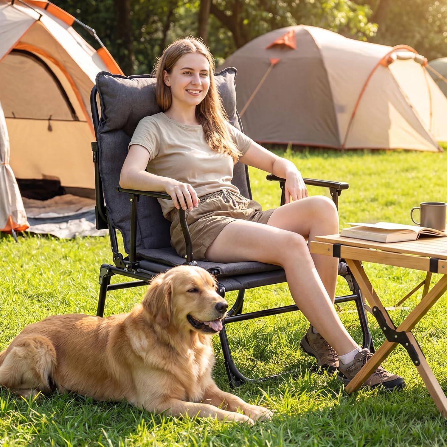 Klappbarer Gartenliegestuhl, 2 – Outdoor Camping Recliner Bewertung und Preis