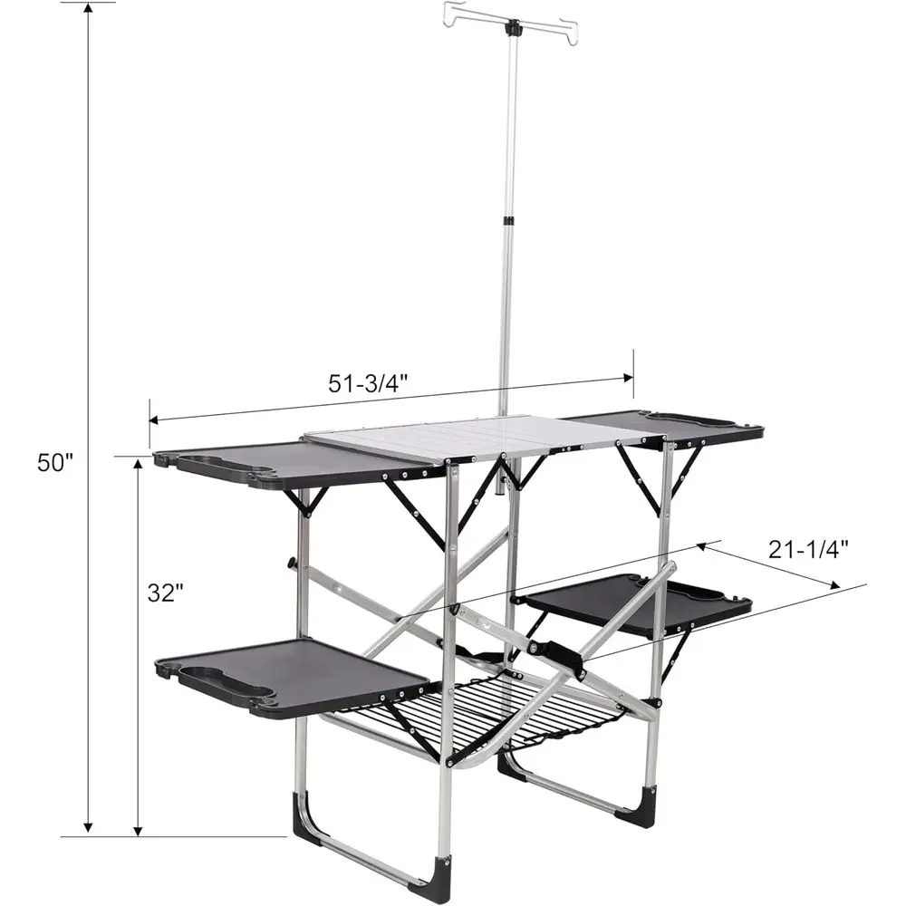 Tragbarer Outdoor-Küchentisch  – Outdoor Camping Kitchen Table Bewertung und Preis
