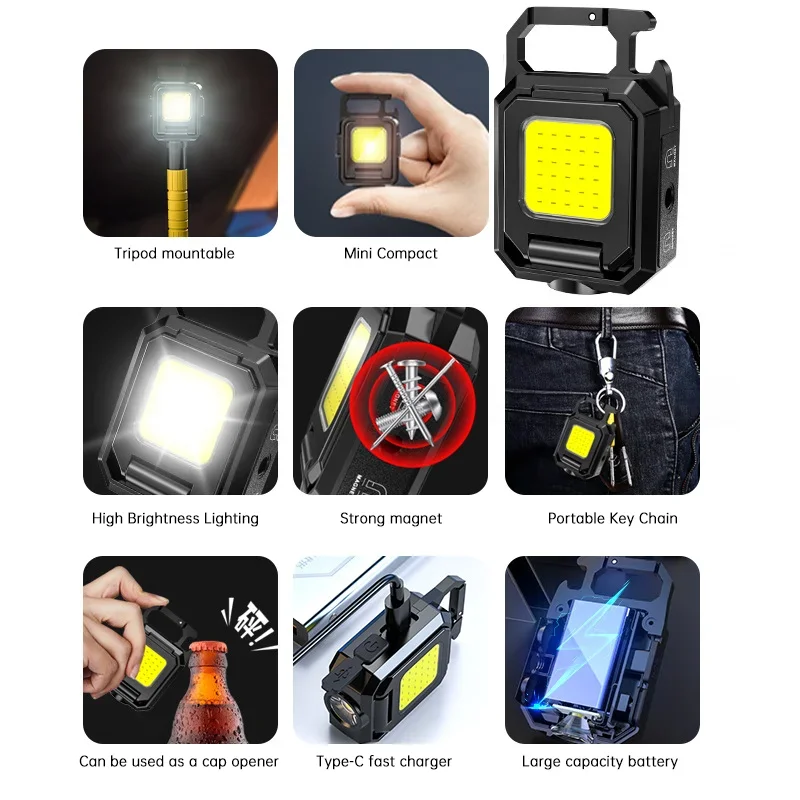 Mini-Taschenlampe, Schlüsselan – Outdoor Camping Lampe Bewertung und Preis
