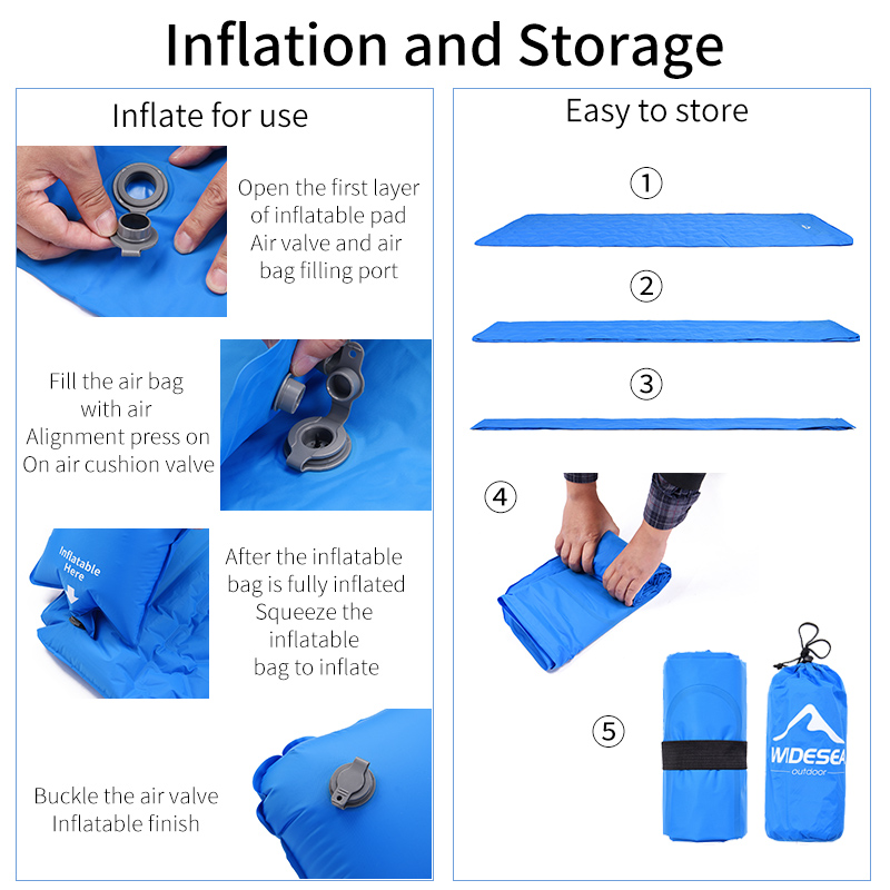 Widesea Camping Isomatte Aufbl – Camp Pillow Compressible Bewertung und Preis