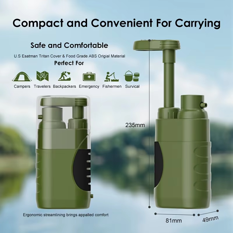 Outdoor-Wasserfilter für Direk – Portable Water Filter Bewertung und Preis