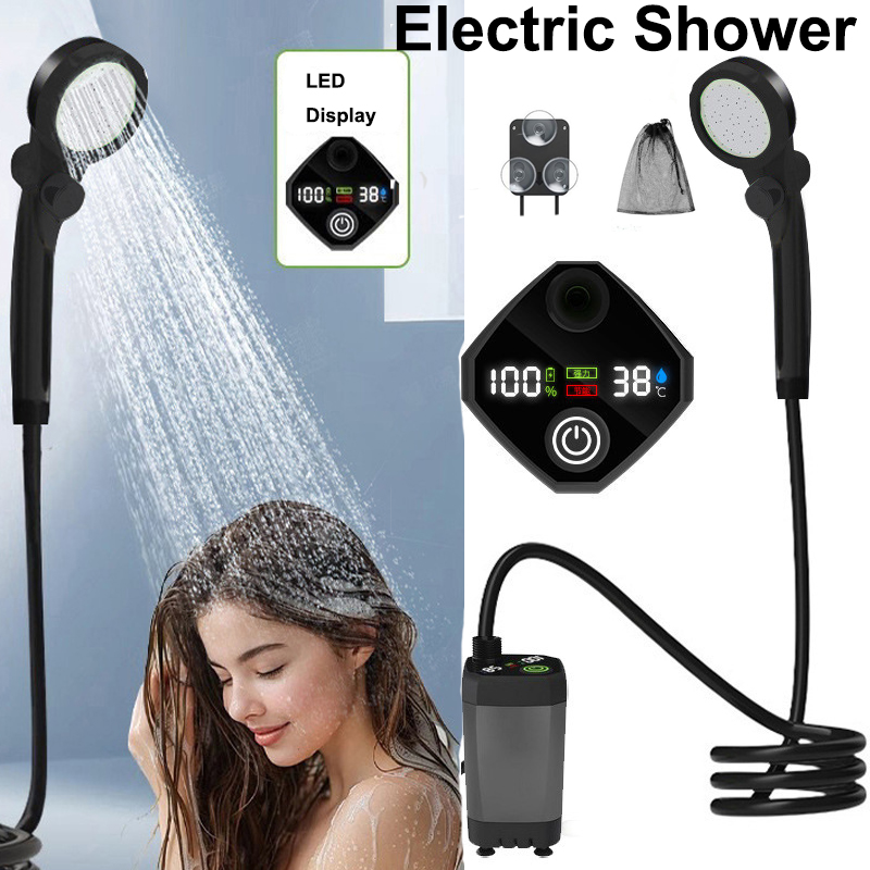 Elektrisches Outdoor-Duschset  – Outdoor Camping Shower Bewertung und Preis