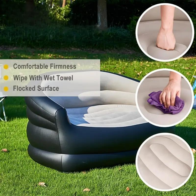 Tragbares aufblasbares Bett fü – Outdoor Camping Recliner Bewertung und Preis