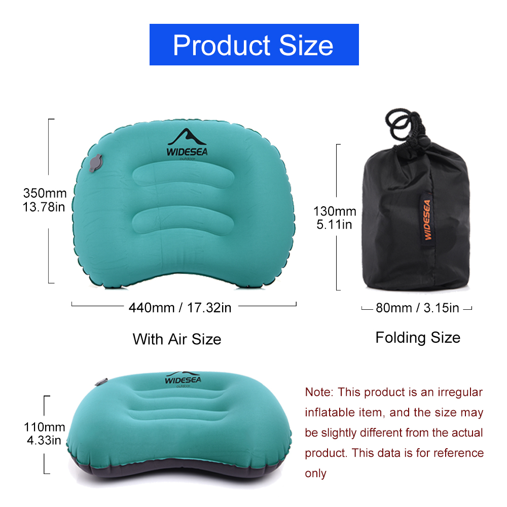 Widesea Tragbare Aufblasbare K – Camp Pillow Compressible Bewertung und Preis