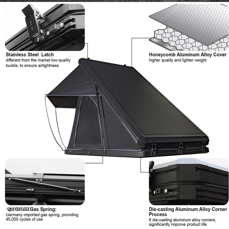 Hartschalen-Dachzelt aus Alumi – Outdoor Camping Van Tent Bewertung und Preis