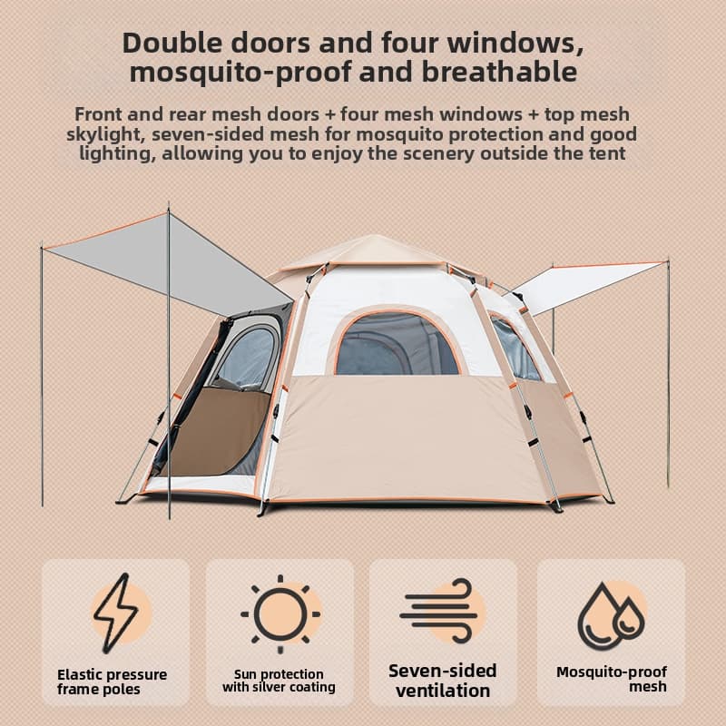 Maßgefertigtes Tragbares 5-8-P – Camping Zelt Outdoor Bewertung und Preis