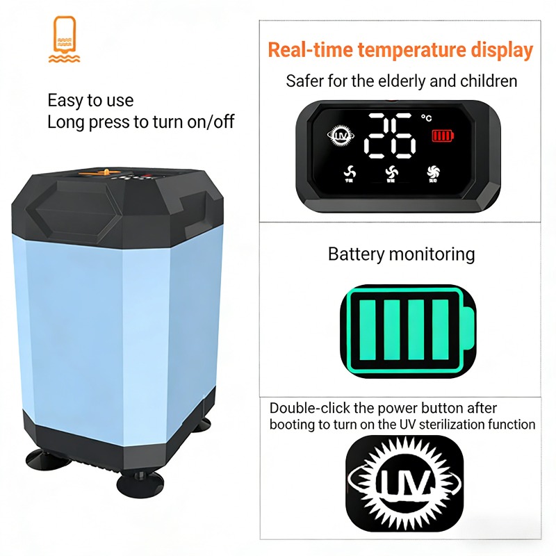 5400mAh/9000mAh Tragbare Campi – Outdoor Camping Shower Bewertung und Preis