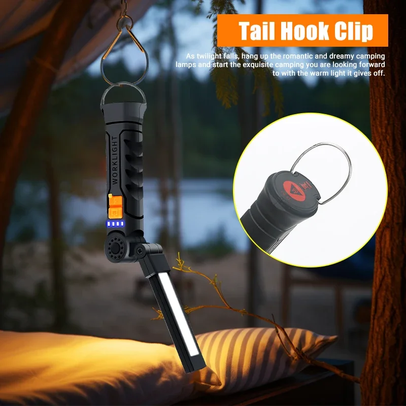 Tragbare COB-LED-Taschenlampe, – Outdoor Camping Lampe Bewertung und Preis