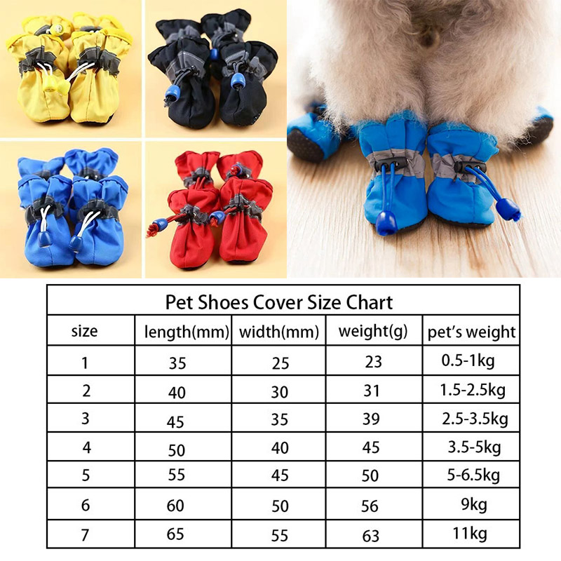 4PCS Kleine Hundeschuhe Wander – Outdoor Camping Slippers Bewertung und Preis