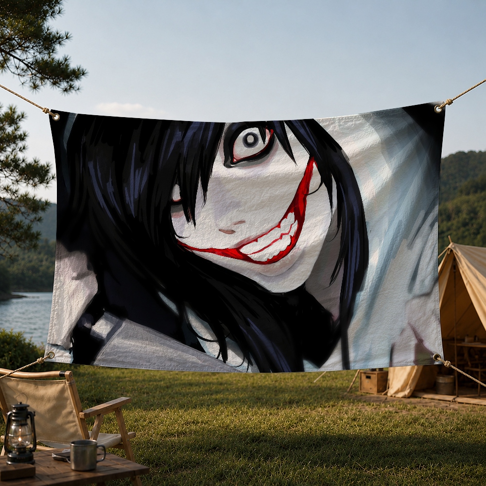Cartoon Jeff the Killer Tapete – Outdoor Camping Wallpaper Bewertung und Preis