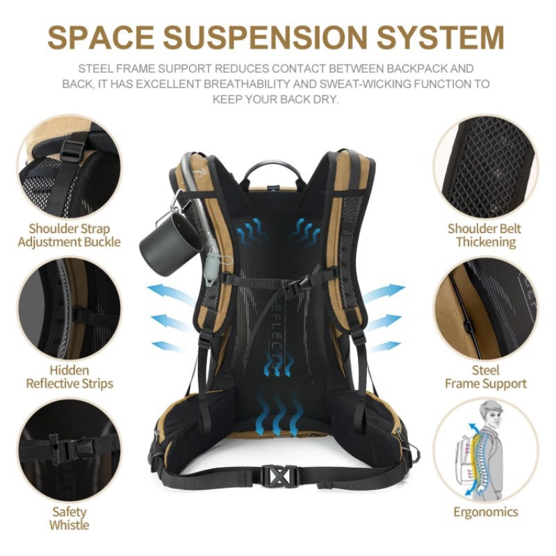 Großer Wasserdichter Reißfeste – Outdoor Camping Backpack Bewertung und Preis