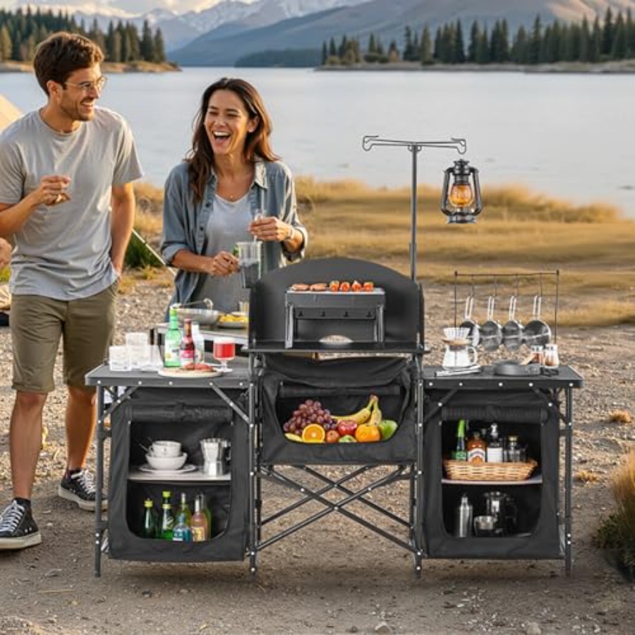 Camping-Küchentisch, Outdoor-C – Outdoor Camping Kitchen Table Bewertung und Preis