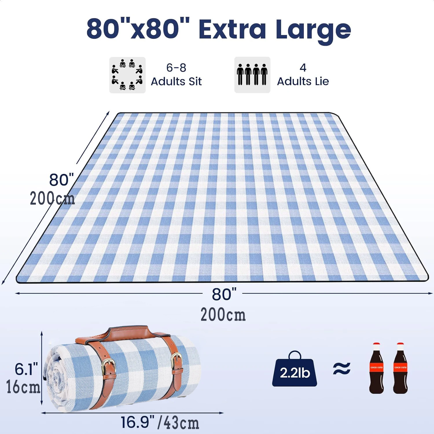 ZHUOHUA Picknickdecke Extra Gr – Outdoor Camping Mats Large Bewertung und Preis