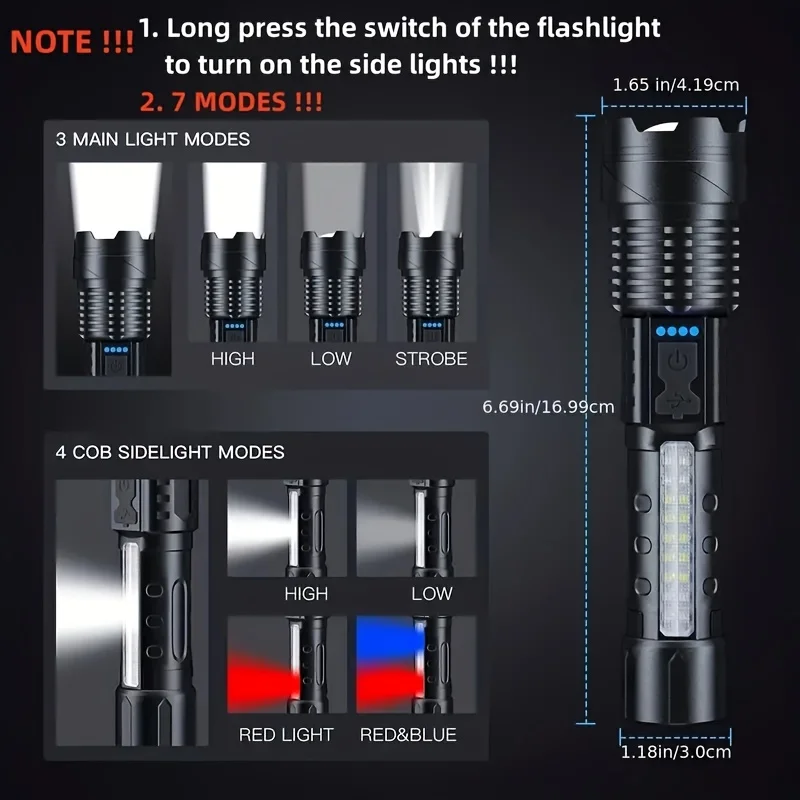 Leistungsstarke LED-Taschenlam – Outdoor Camping Lampe Bewertung und Preis