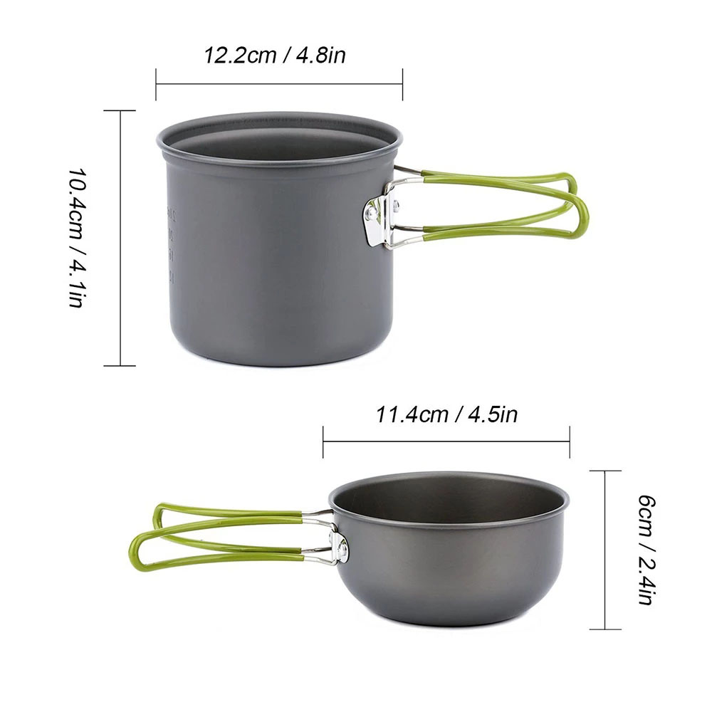 Camping-Kochgeschirr-Set mit H – Outdoor Camping Kitchen Set Bewertung und Preis